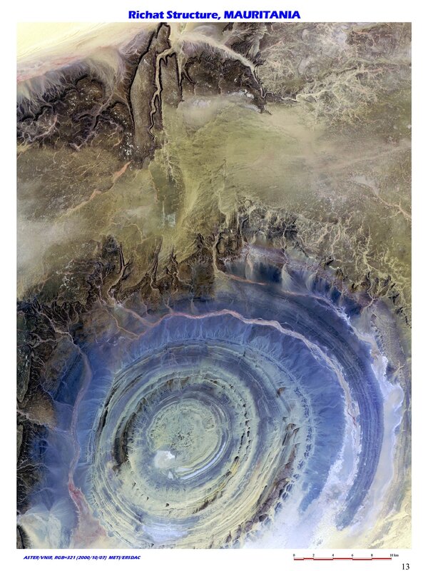 Richat Structure satellite view