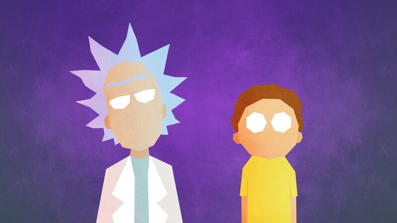 Rick and Morty Characters — Purple