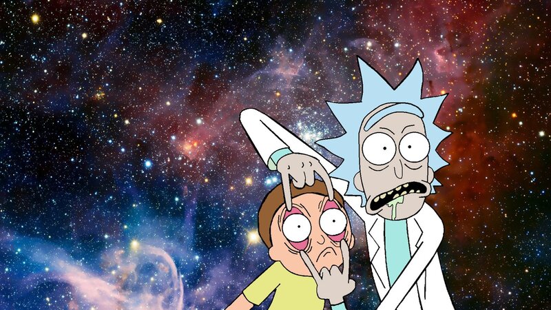 Rick and Morty in Space