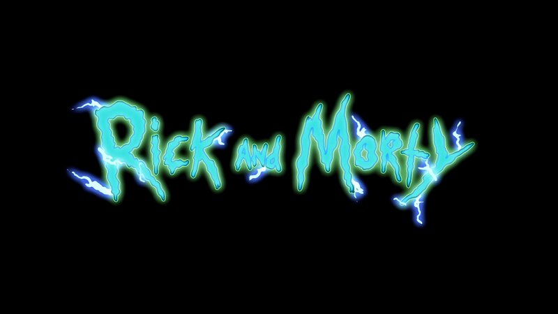 Rick and Morty Logo — Black