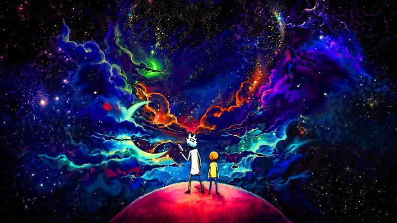 Rick and Morty on Planet