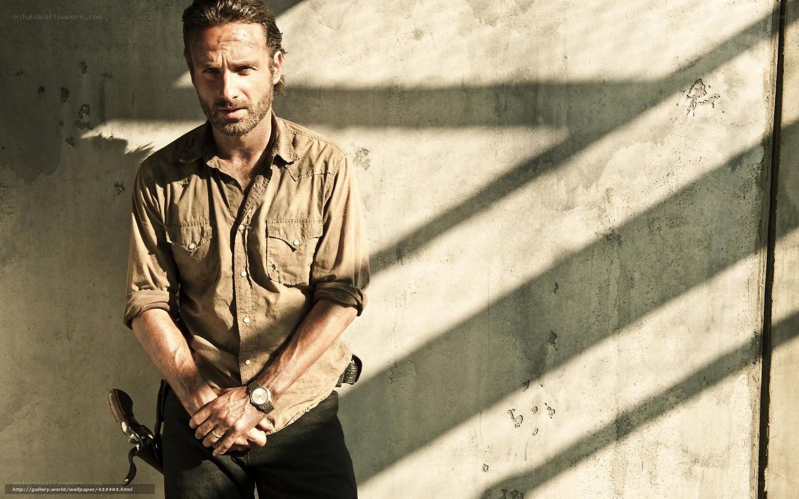 Rick Grimes in sunlit shadow