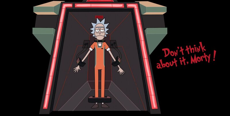 Rick in a Machine — Black