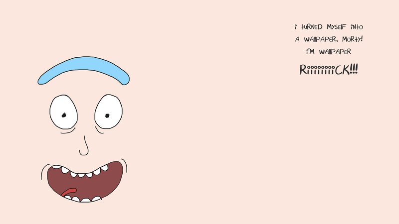 Rick Sanchez Face — Pink