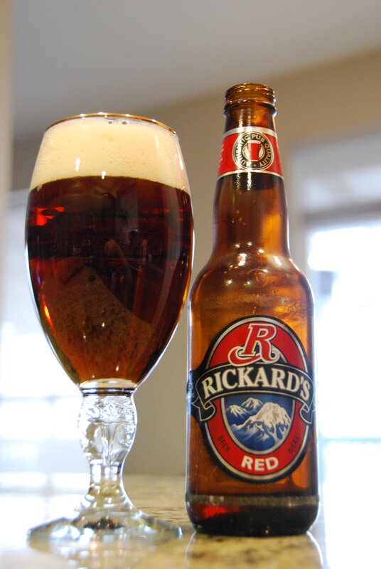 Rickard's Red beer in glass