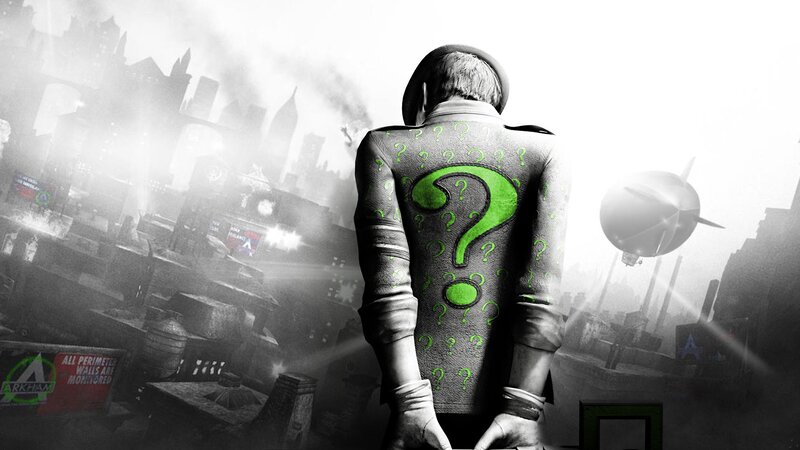 Riddler Character — Black, Dramatic