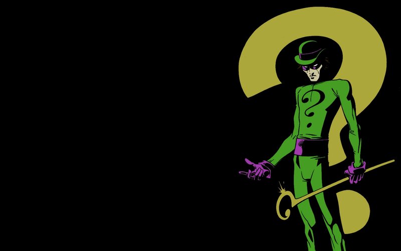 Riddler Character — Black