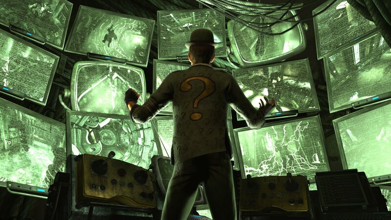 Riddler in Control Room — Green