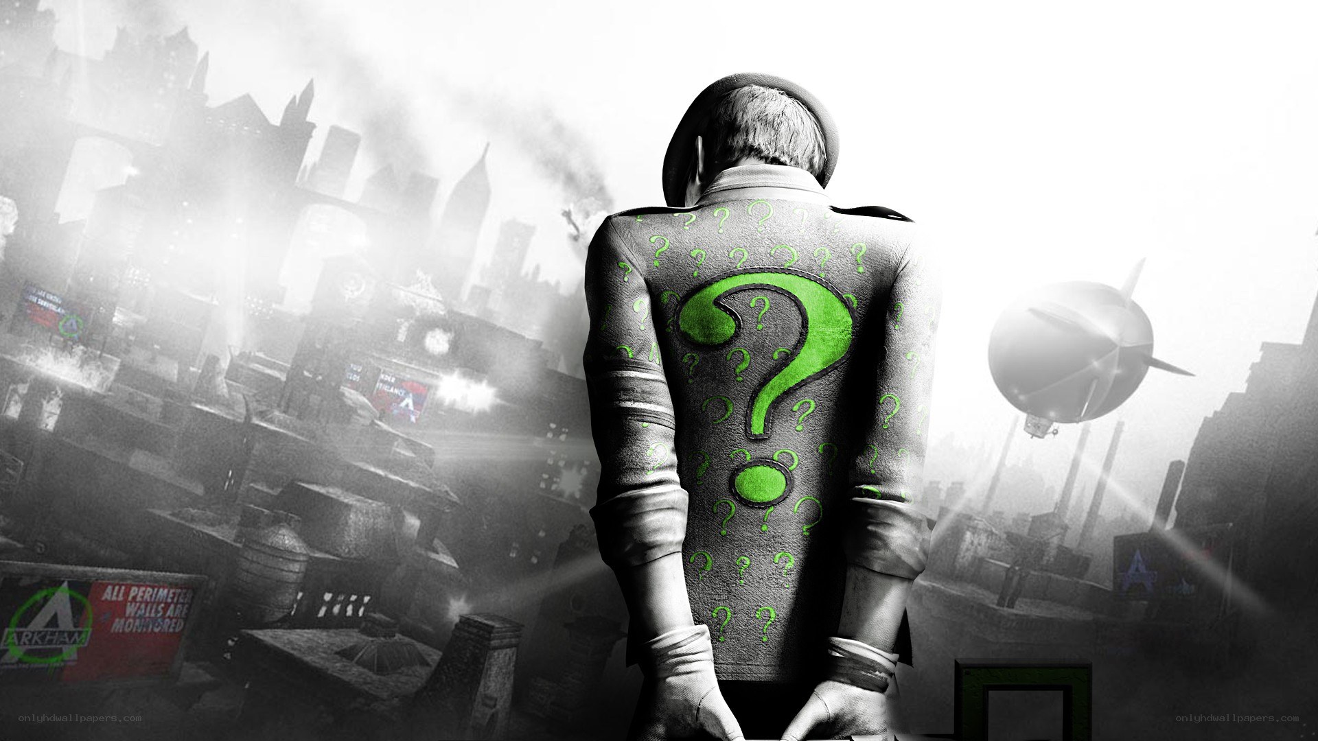 Riddler in Gotham City