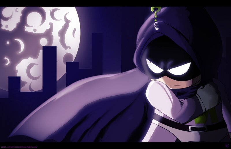 Riddler in the moonlight