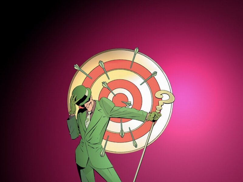 Riddler with target