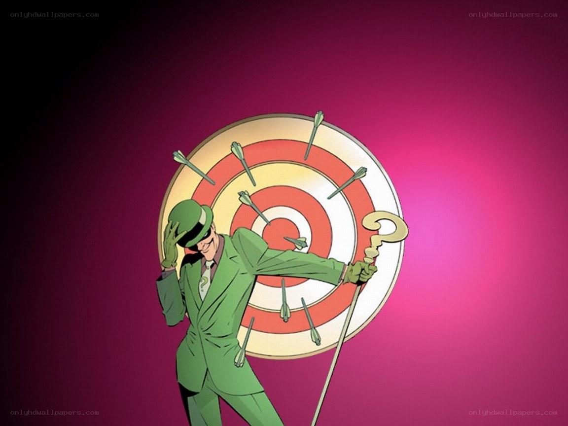 Riddler with target