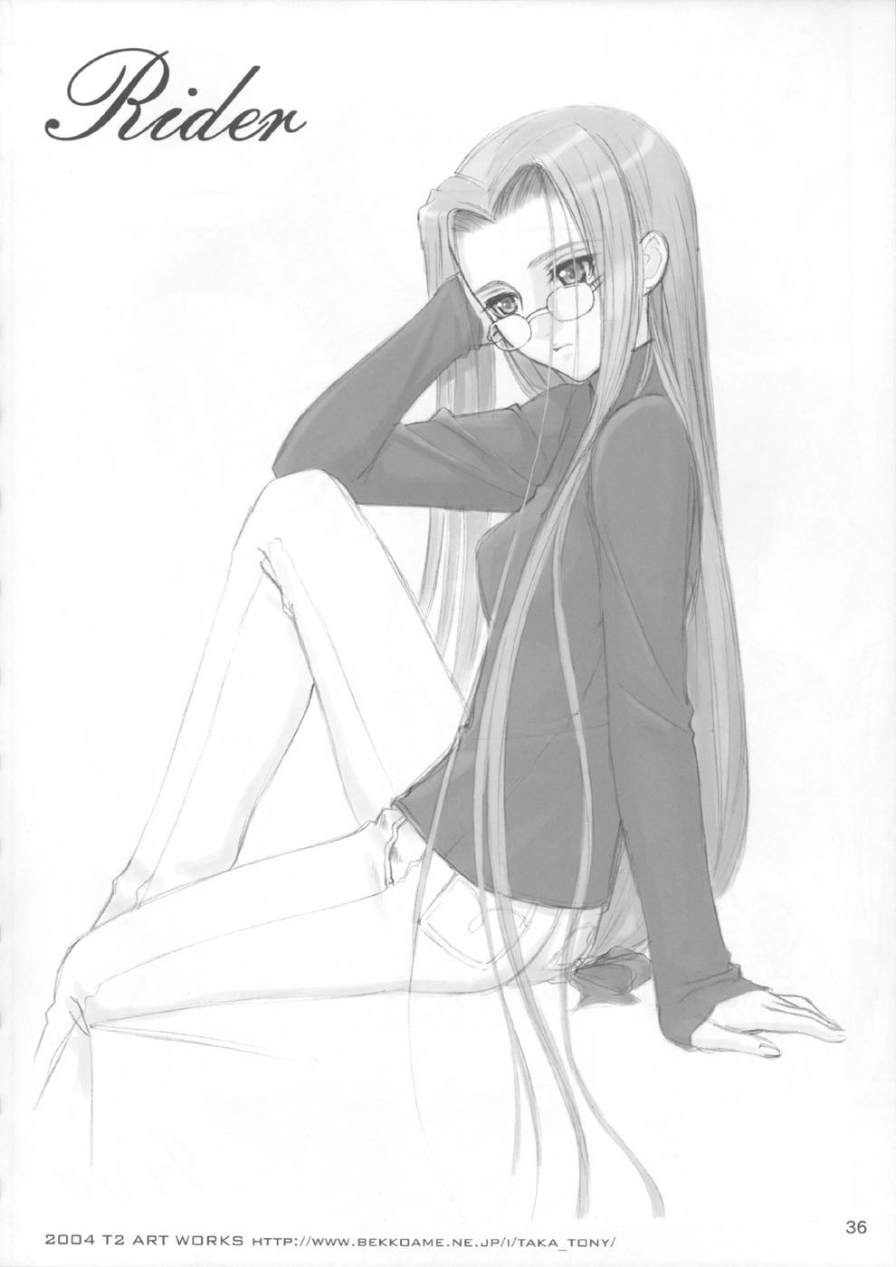 Rider character sketch