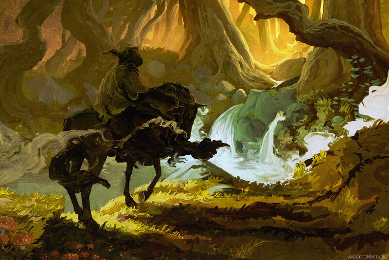 Rider on a Dark Horse — Brown
