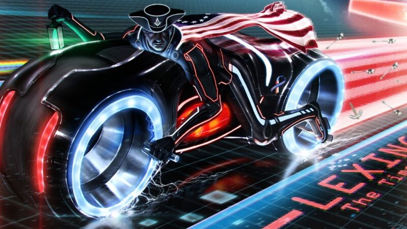 Rider on a Light-cycle