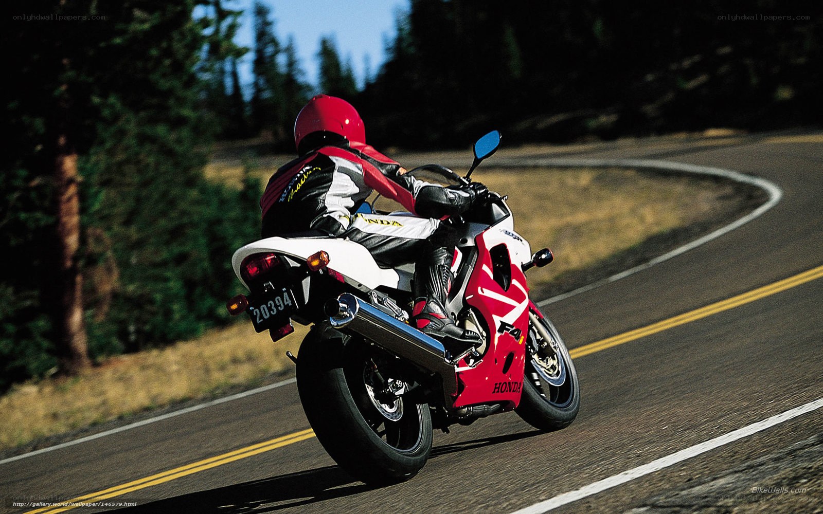 rider on a red motorcycle