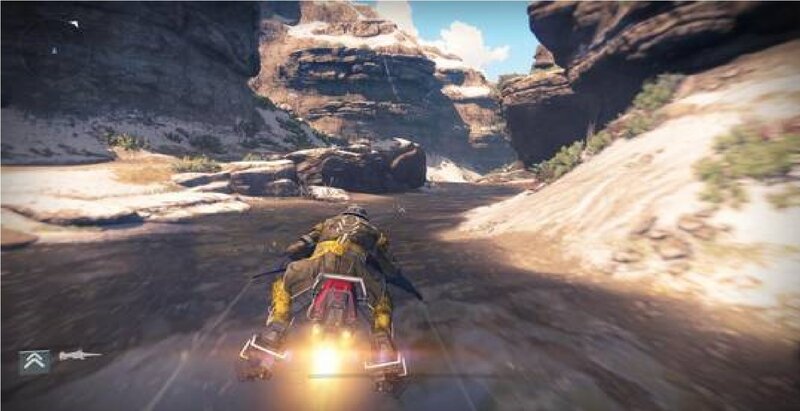 Rider on a Speeder Bike