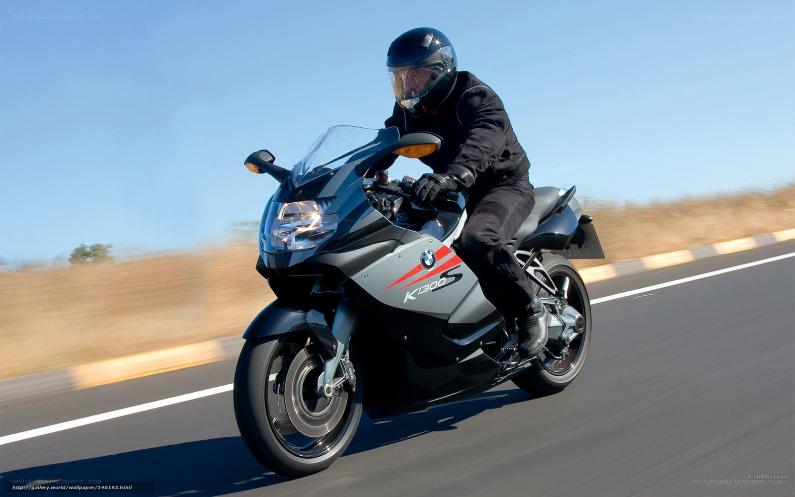 rider on a sport motorcycle