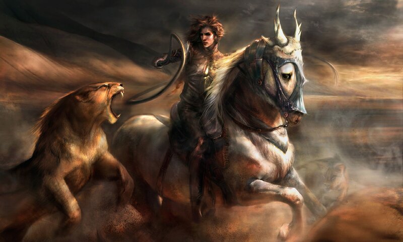 Rider on Armored Horse