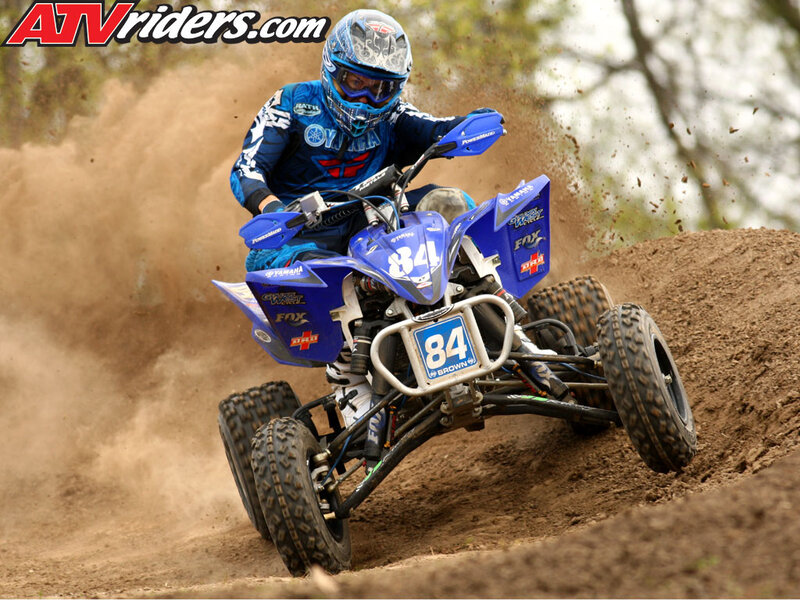 Rider on Blue Quad Bike