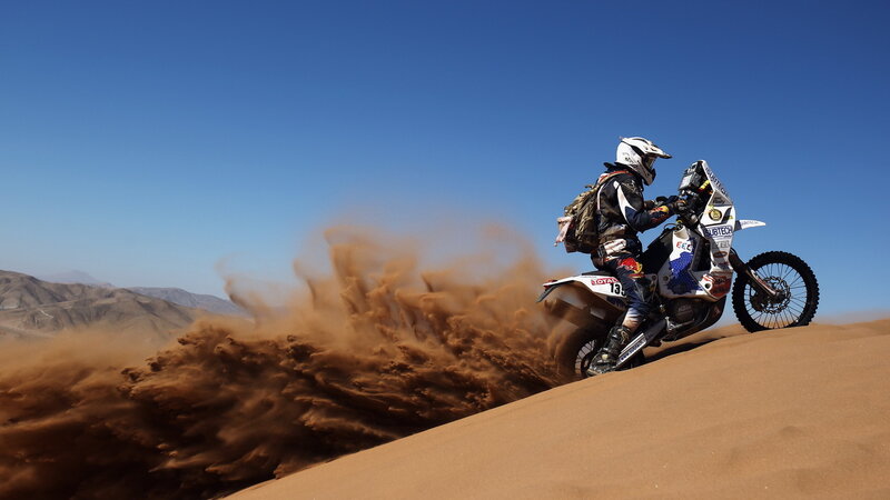 Rider on Dirt Bike