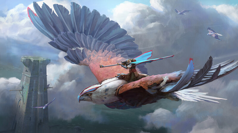 Rider on Giant Bird