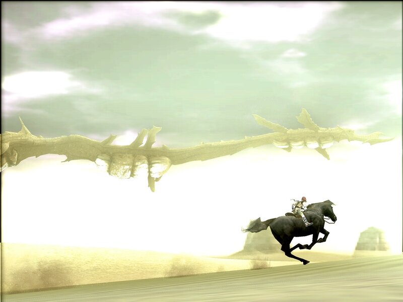 Rider on horse in desert