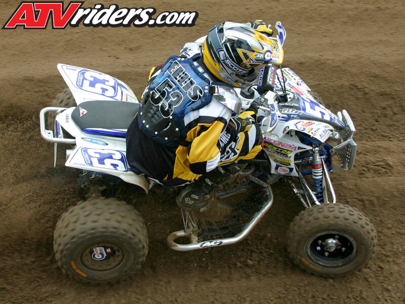 Rider on Quad Bike — Brown