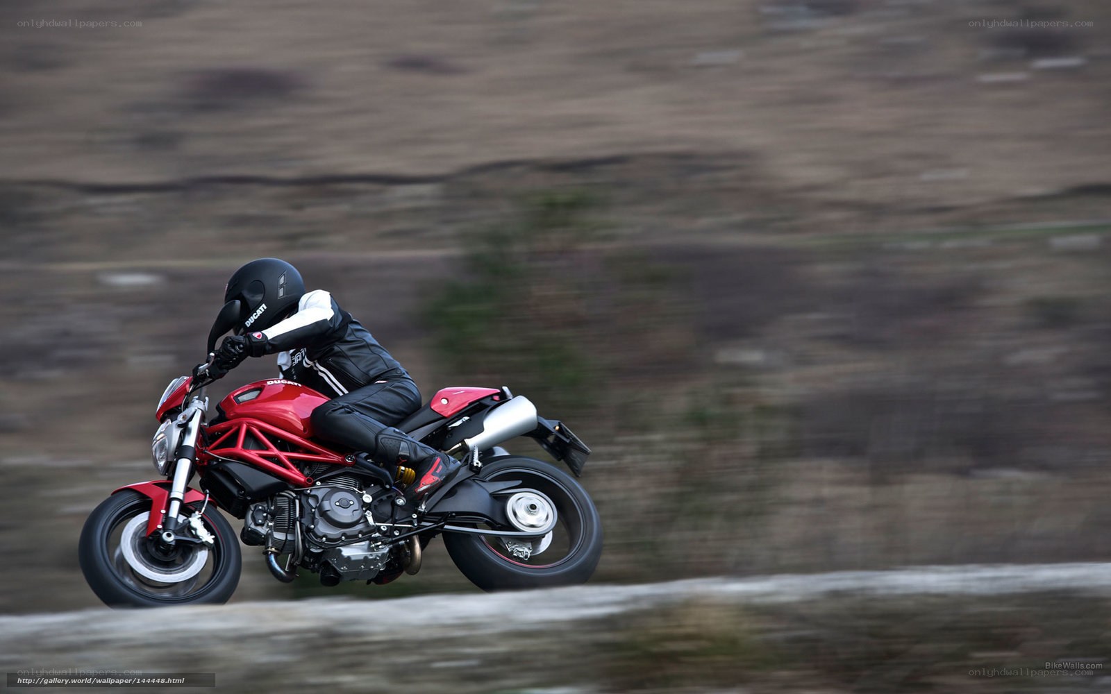 rider on red motorcycle