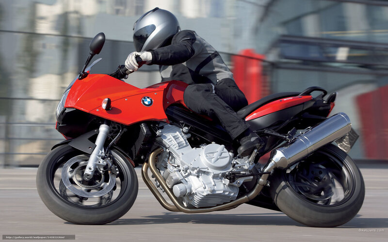 Rider on Red Motorcycle — Dynamic, Afternoon, Photograph, Helmet, City