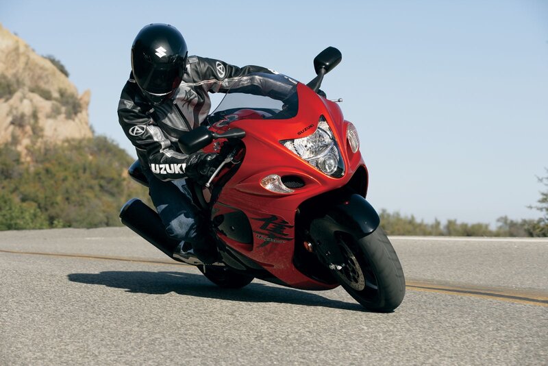 Rider on Red Motorcycle — Dynamic, Afternoon, Photograph, Helmet, Road, Mountain