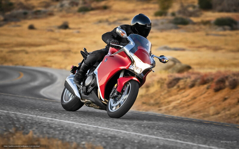 Rider on Red Motorcycle — Dynamic, Sunset, Photograph