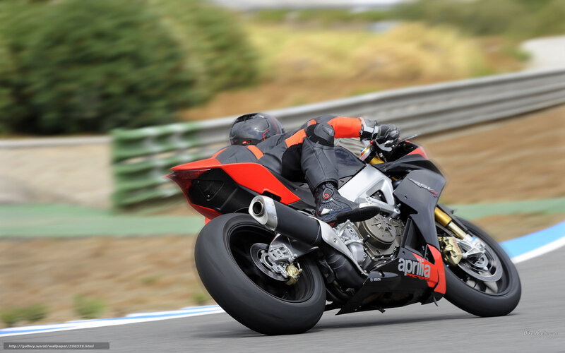 Rider on Sportbike — Black