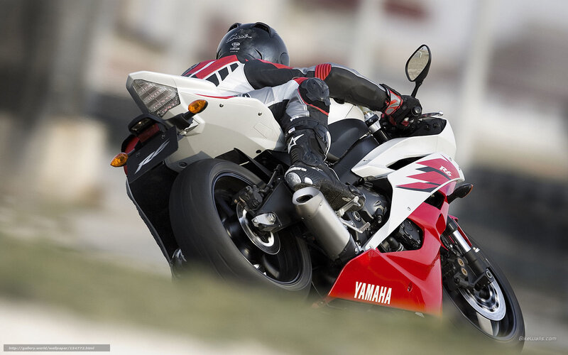 Rider on Sportbike — Red