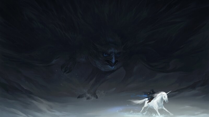 Rider on Unicorn — Black