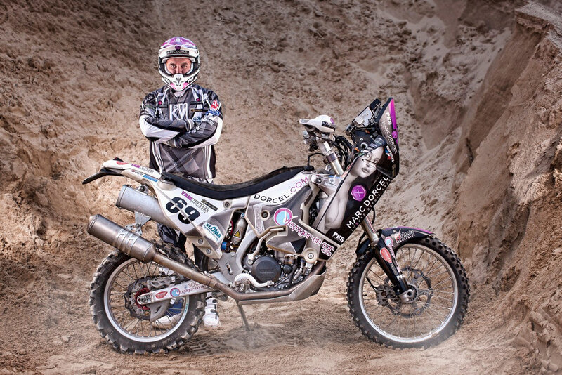 Rider with Dirt Bike