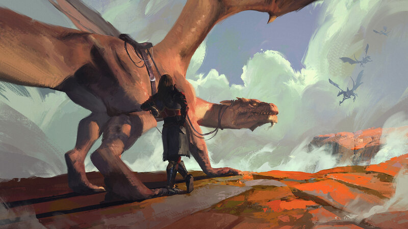 Rider with Dragon