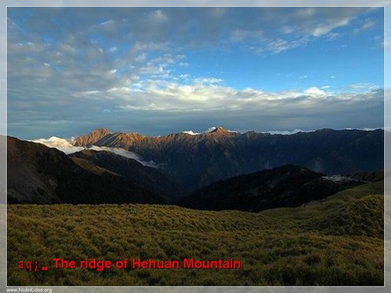 ridge of Hehuan Mountain
