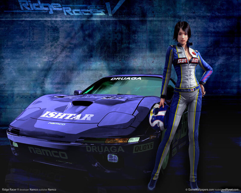 Ridge Racer V promotional art