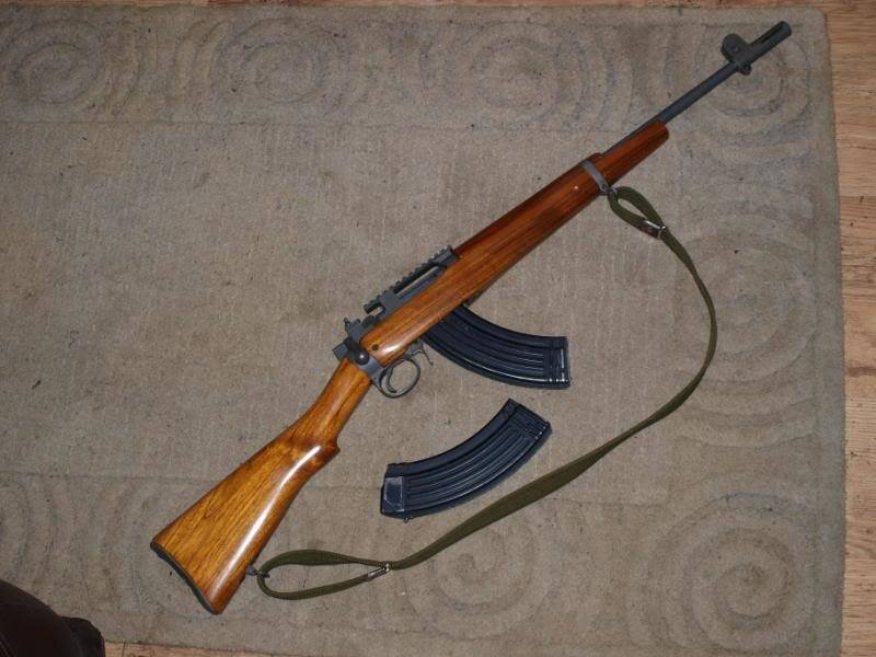 Rifle with Magazines
