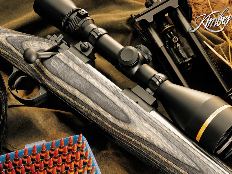 Rifle with Scope and Ammunition — Black