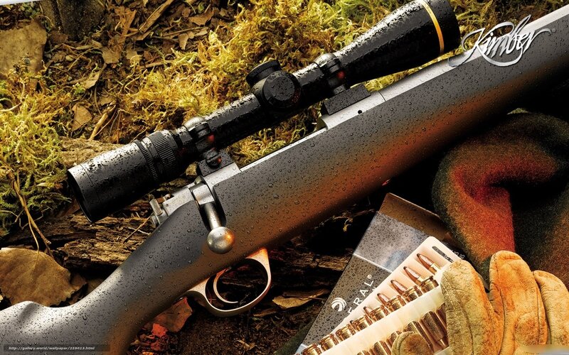 Rifle with Scope — Black
