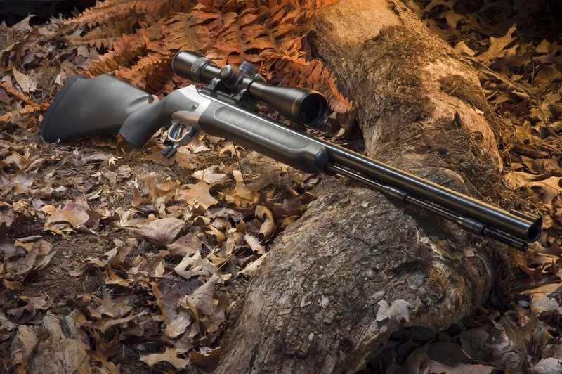 Rifle with Scope — Brown, Natural
