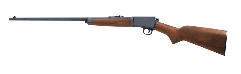 rifle with wooden stock
