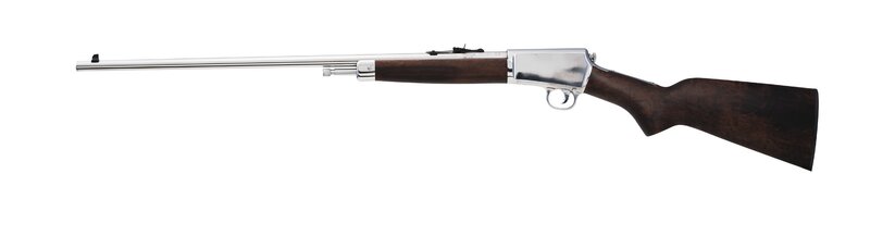 rifle with wooden stock