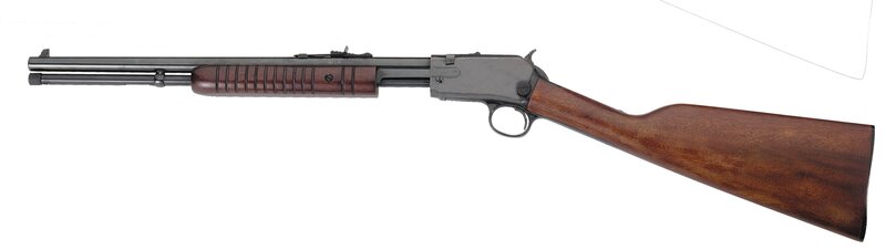 rifle with wooden stock