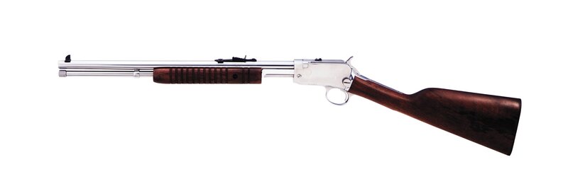 rifle with wooden stock