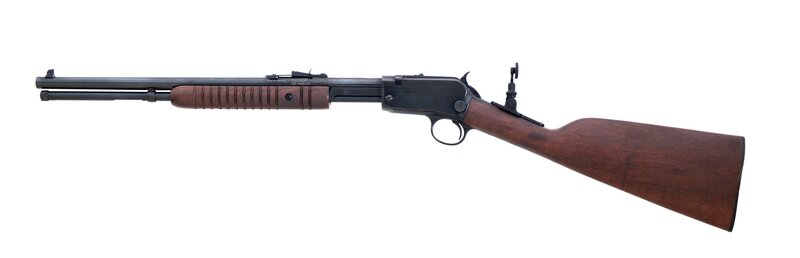 rifle with wooden stock