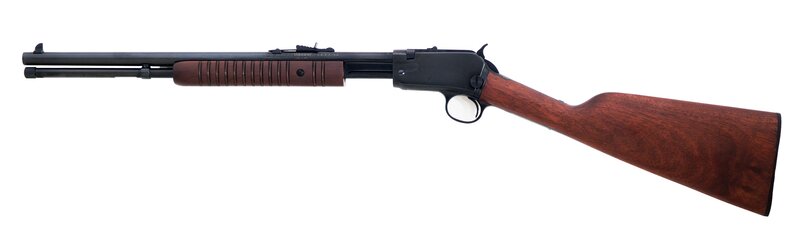 rifle with wooden stock