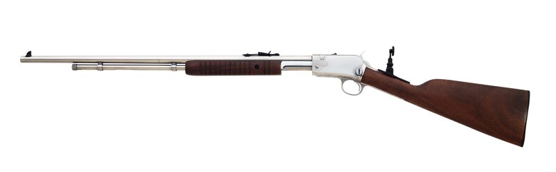 rifle with wooden stock